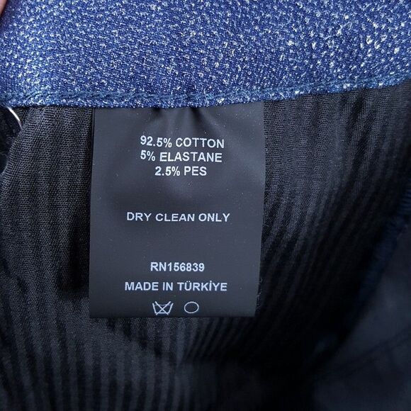 MONFRERE Jeans Mens Size 31 Blue Shimmer Bootcut CLINT Bootleg Stingray $398 - Picture 7 of 11